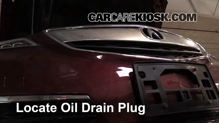 2015 Acura TLX 2.4L 4 Cyl. Huile Changer l'huile et le filtre à huile